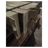 PALTIER PALLET RACKING BANDED ON A PALLET