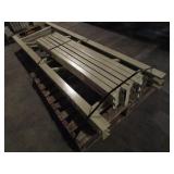 PALTIER PALLET RACKING BANDED ON A PALLET