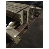 PALTIER PALLET RACKING BANDED ON A PALLET