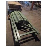 TEARDROP PALLET RACKING BANDED TO  2  PALLETS