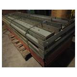 F.O.K SOLID STEEL SHELVING UNIT UNASSEMBLED AND BANDED TO A PALLET