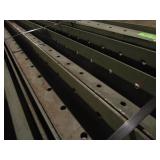 F.O.K SOLID STEEL SHELVING UNIT UNASSEMBLED AND BANDED TO A PALLET