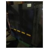 A  SET OF INDUSTRIAL DOUBLE SWINGING DOORS - NEW