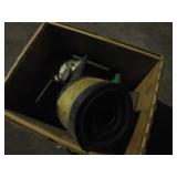 A  SET OF INDUSTRIAL DOUBLE SWINGING DOORS - NEW