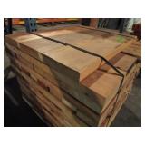 A PALLET OF PALLET RACKING SLATS