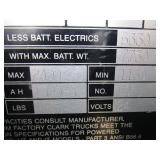 CLARK NARROW AISLE STACKER LIFT TRUCK