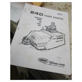 TENNANT 240 POWER SWEEPER