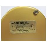 Excellent Vintage Working Mid Century "Starlight" Clock by Mastercrafters