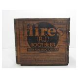 Vintage HIRES Root Beer Wooden Advertising Soda Crate