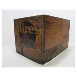 Vintage HIRES Root Beer Wooden Advertising Soda Crate