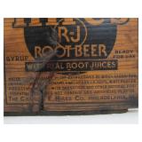 Vintage HIRES Root Beer Wooden Advertising Soda Crate