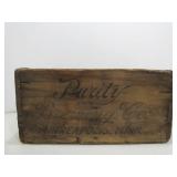 Antique Minneapolis PURITY BREWING Advertising Beer Crate