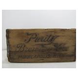 Antique Minneapolis PURITY BREWING Advertising Beer Crate