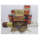 Large Lot of Vintage Building Toys - Tinker Toys etc