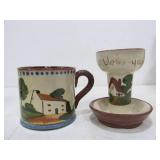 Group of Vintage Torquay Pottery Motto Ware