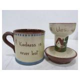 Group of Vintage Torquay Pottery Motto Ware