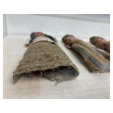 Acrylic Display w/Antique Peruvian Chancay Dolls