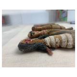 Acrylic Display w/Antique Peruvian Chancay Dolls