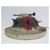 Old Vintage Cast Iron Lighted Christmas Tree Base