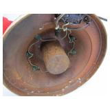 Old Vintage Cast Iron Lighted Christmas Tree Base