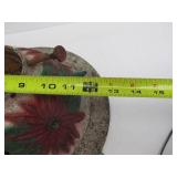 Old Vintage Cast Iron Lighted Christmas Tree Base