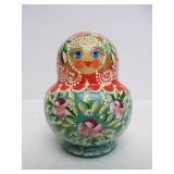 Vintage Hand Painted Russian Matryoshka Doll