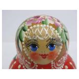 Vintage Hand Painted Russian Matryoshka Doll