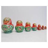 Vintage Hand Painted Russian Matryoshka Doll