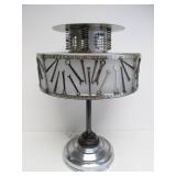 Very Cool Large Chrome Table Lamp w/ Vintage Hardware & Wrenches