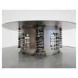 Very Cool Large Chrome Table Lamp w/ Vintage Hardware & Wrenches