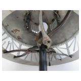 Very Cool Large Chrome Table Lamp w/ Vintage Hardware & Wrenches