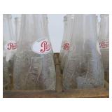Vintage Wooden PEPSI Soda Bottle Crate w/Bottles