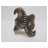 Large Vintage Southwestern Sterling Silver Bracelet