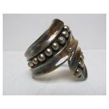 Large Vintage Southwestern Sterling Silver Bracelet