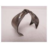 Heavy Vintage Signed Hotcakes Sterling Silver Cuff Bracelet