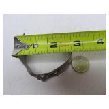 Heavy Vintage Signed Hotcakes Sterling Silver Cuff Bracelet