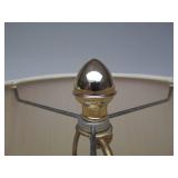 Matching Pair of Large Glass Table Lamps