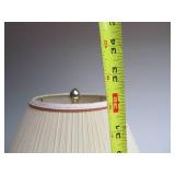 Matching Pair of Large Glass Table Lamps