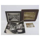Lot of 4 Antique Interior Photographs - Including Saloon