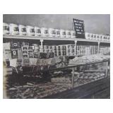 Lot of 4 Antique Interior Photographs - Including Saloon