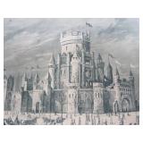 Original Antique 1888 SAINT PAUL ICE PALACE Tobacco Advertising Print