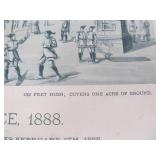 Original Antique 1888 SAINT PAUL ICE PALACE Tobacco Advertising Print