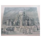 Original Antique 1888 SAINT PAUL ICE PALACE Tobacco Advertising Print