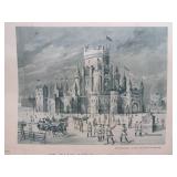 Original Antique 1888 SAINT PAUL ICE PALACE Tobacco Advertising Print