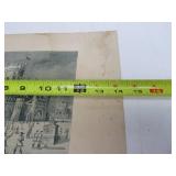 Original Antique 1888 SAINT PAUL ICE PALACE Tobacco Advertising Print