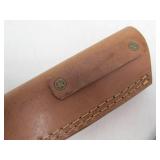 Excellent Custom Made Damascus Steel Knife w/Sheath