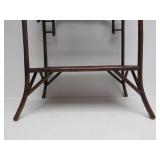 Nice Signed PALECEK Bamboo Motif Tall Magazine Rack Shelf