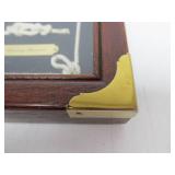 Nautical Theme Boat Knots Block & Tackle Shadowbox Display