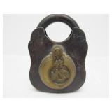 Iron & Brass MLN CO Railroad Style Lock