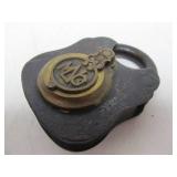 Iron & Brass MLN CO Railroad Style Lock